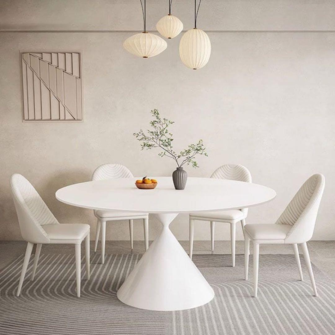 ダイニングセットテーブル150cm＋チェア4脚&ターンテーブル