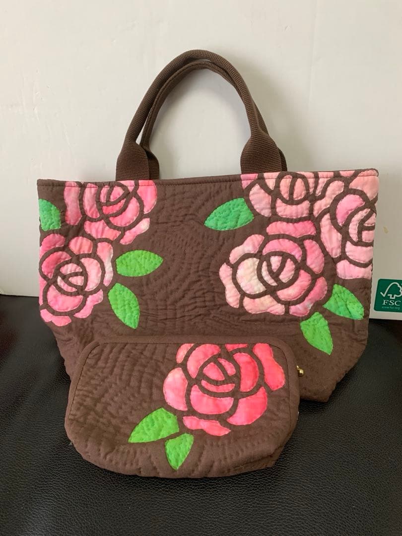 キルト　トートバッグ