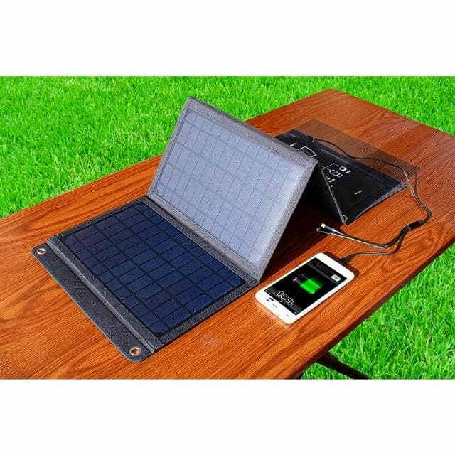 折り畳みソーラーパネル　エネポルタEP-21SP★災害時もしもの時のスマホ充電に