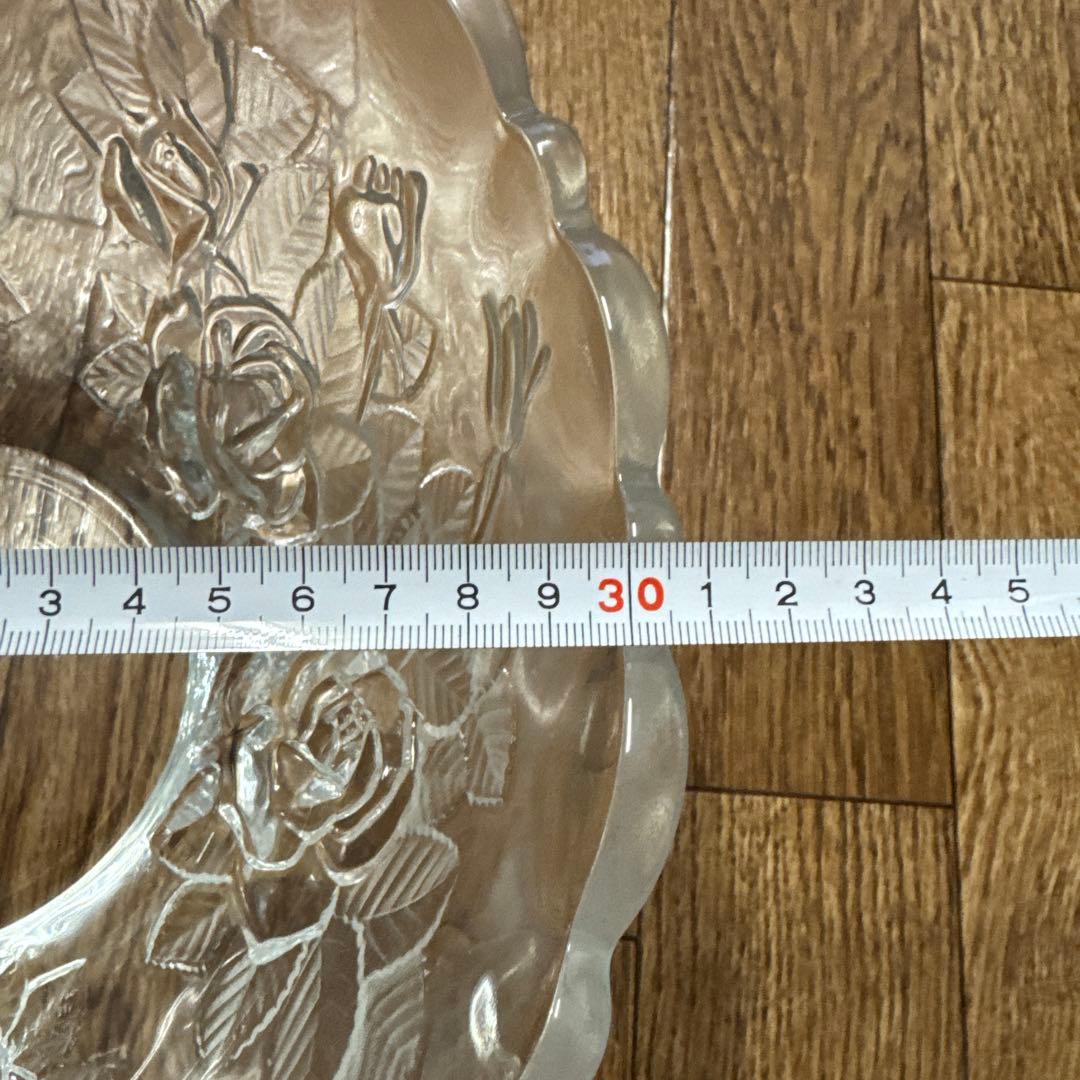 昭和レトロ　ガラスボウル　果物入れ