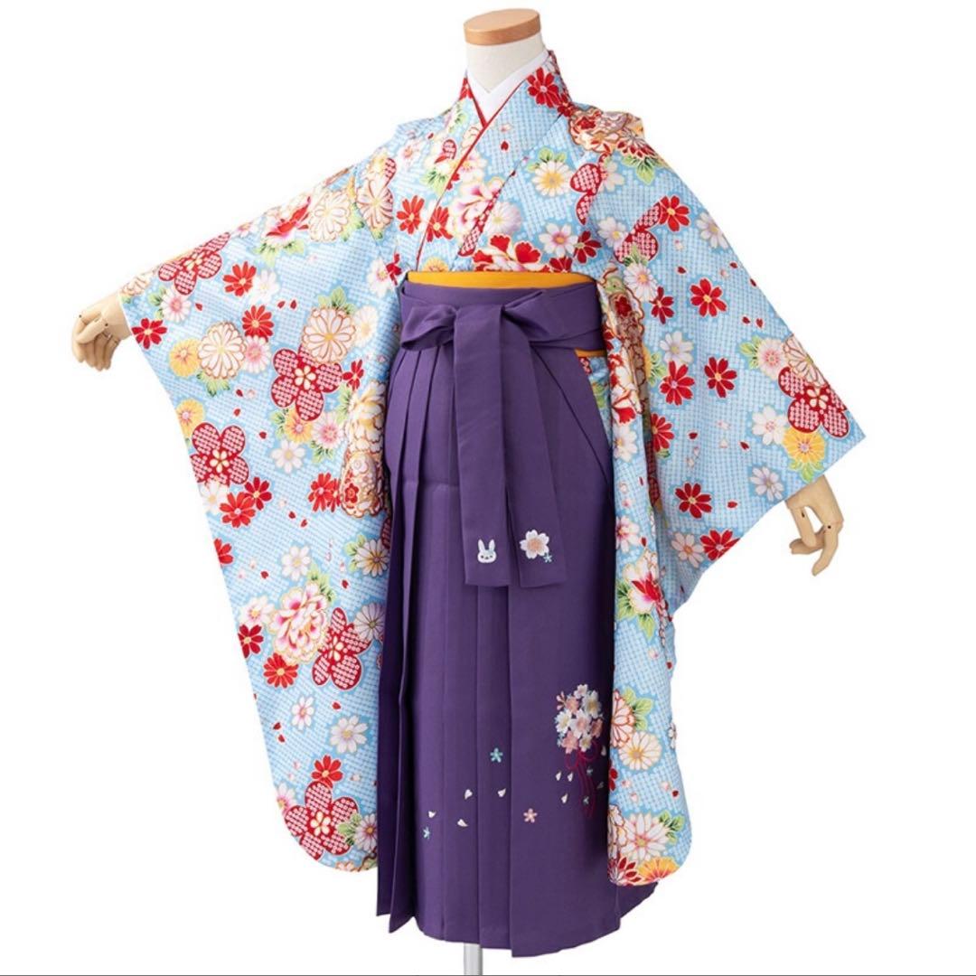 京のみやび 女の子 袴 5点セット 105~110cm