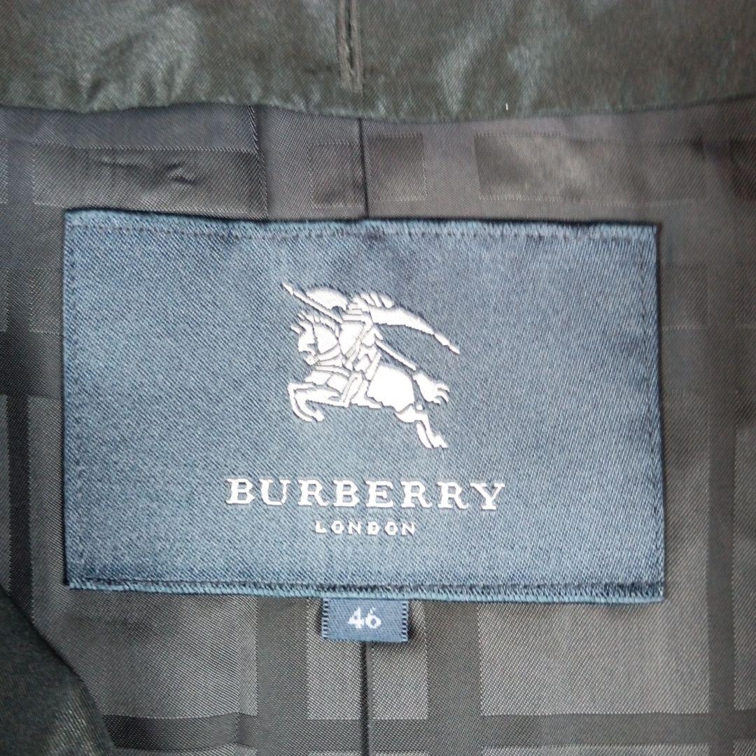 バーバリー ロンドン　トレンチコート　黒　46　大きいサイズ　ライナー欠品