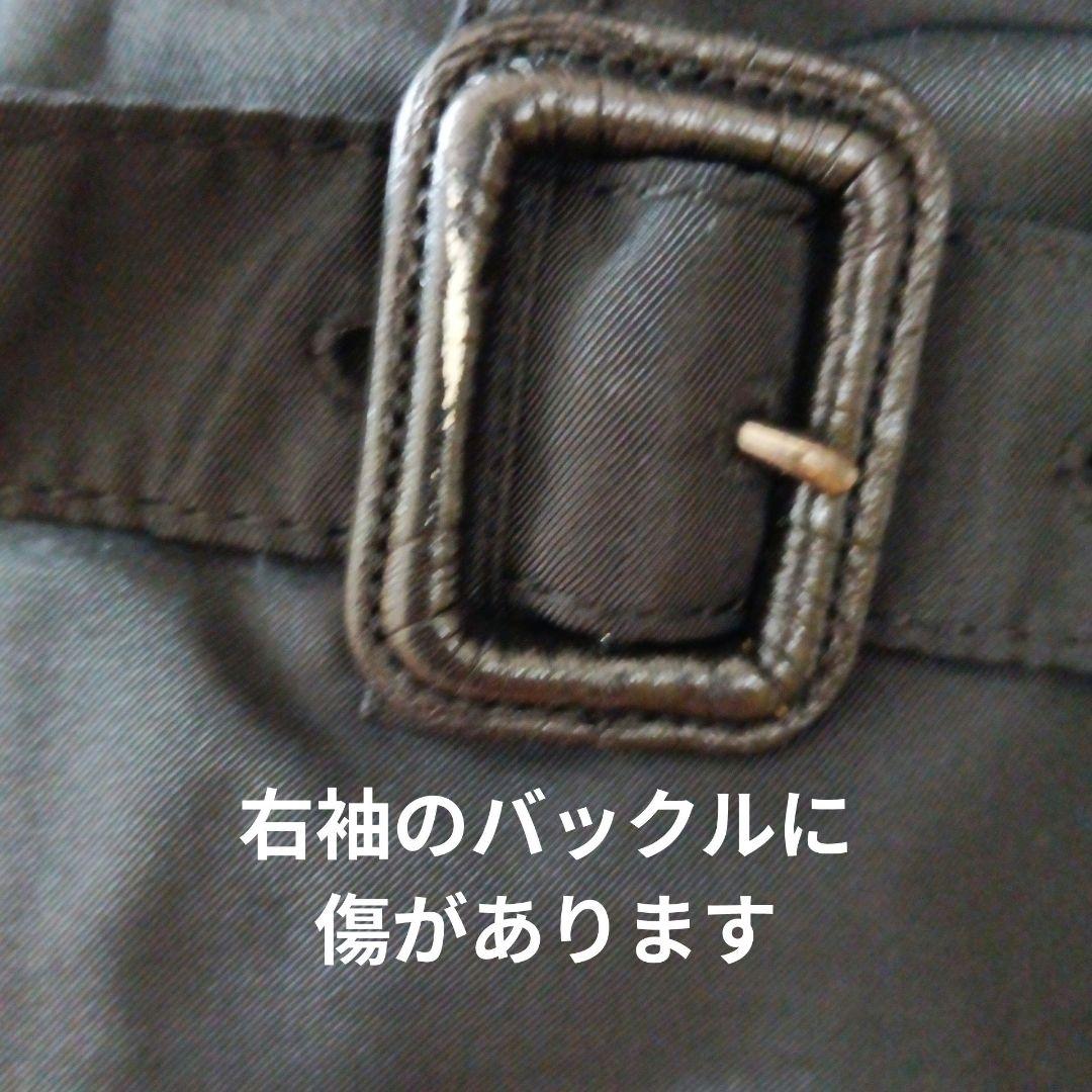 バーバリー ロンドン　トレンチコート　黒　46　大きいサイズ　ライナー欠品