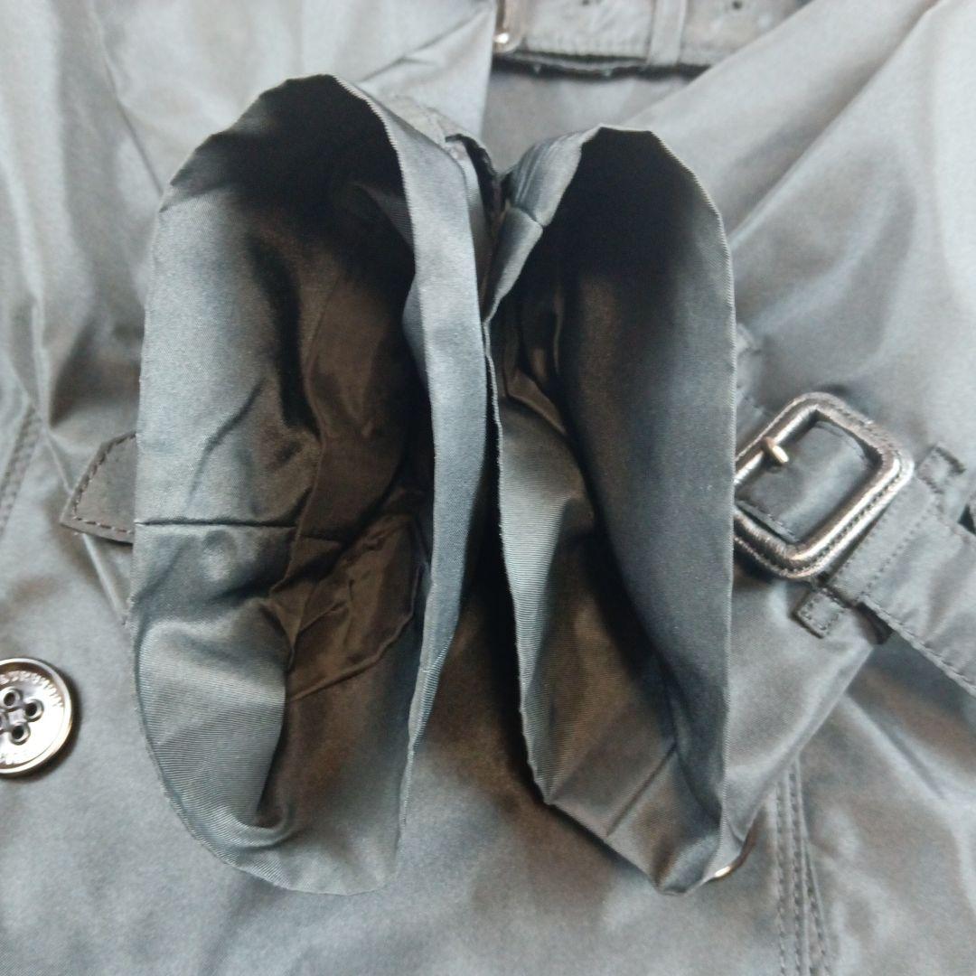 バーバリー ロンドン　トレンチコート　黒　46　大きいサイズ　ライナー欠品