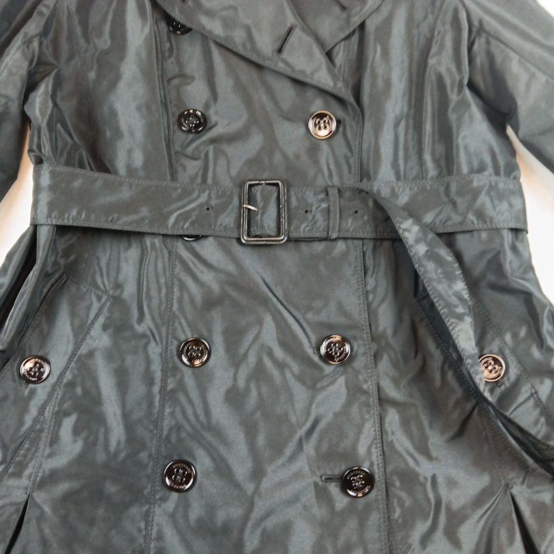 バーバリー ロンドン　トレンチコート　黒　46　大きいサイズ　ライナー欠品