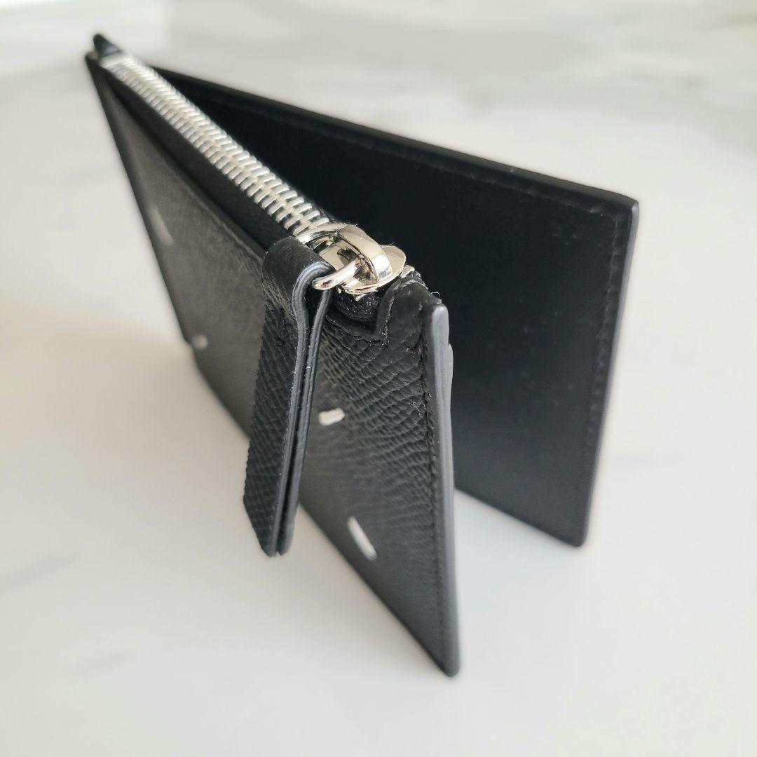 【新品未使用】メゾンマルジェラ マネークリップ 小銭入れ付 ブラック