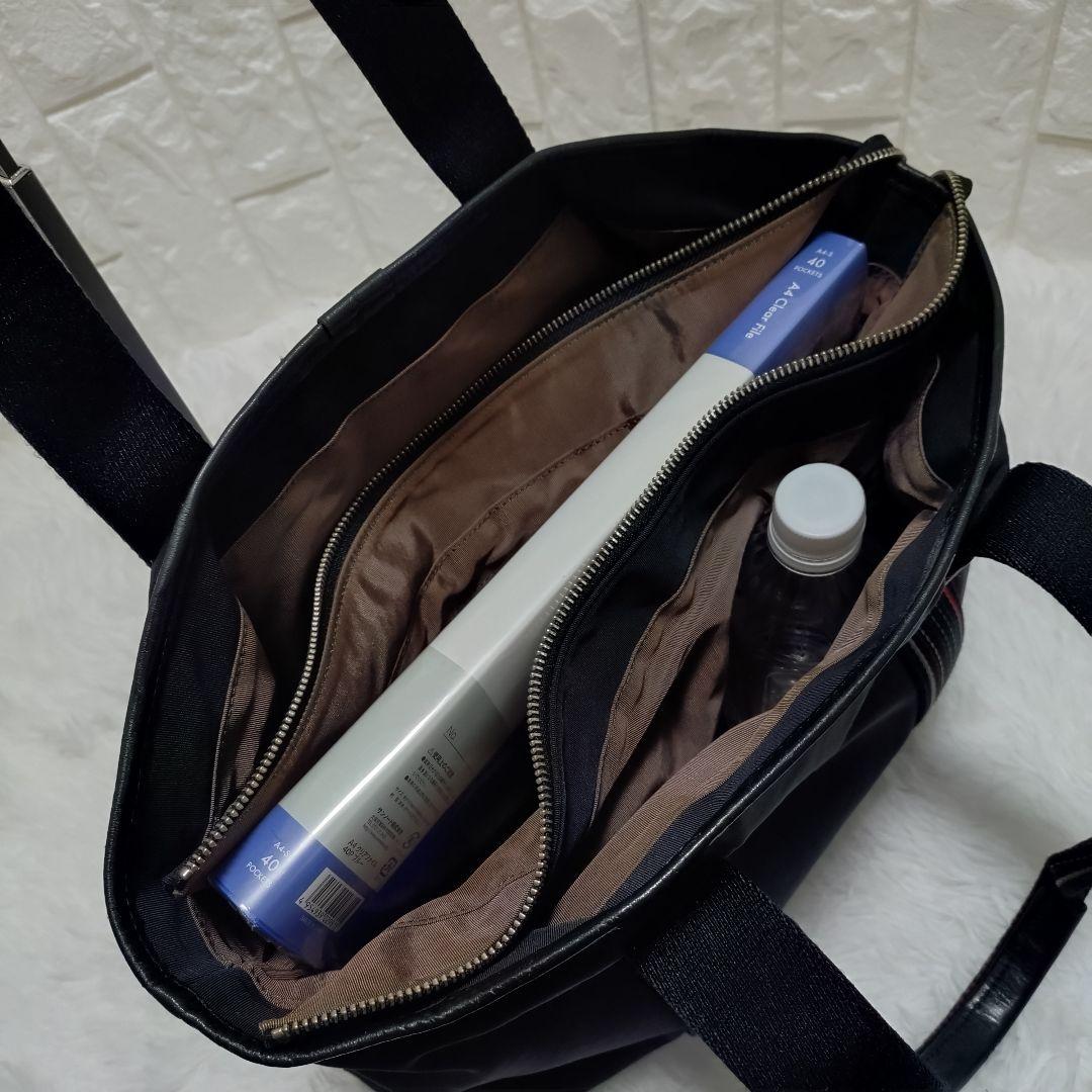 Paul Smith ブラック トートバッグ A4 大容量