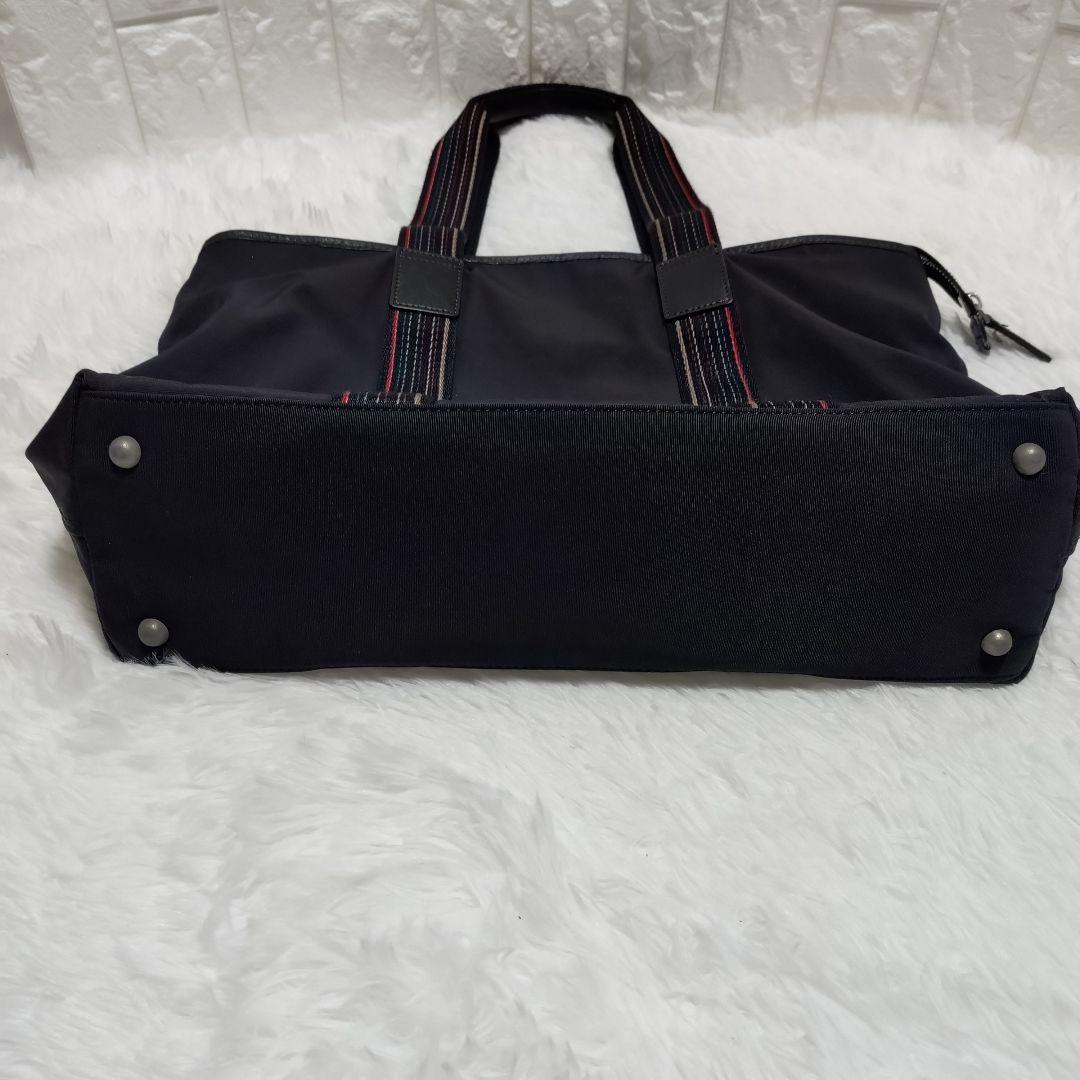 Paul Smith ブラック トートバッグ A4 大容量