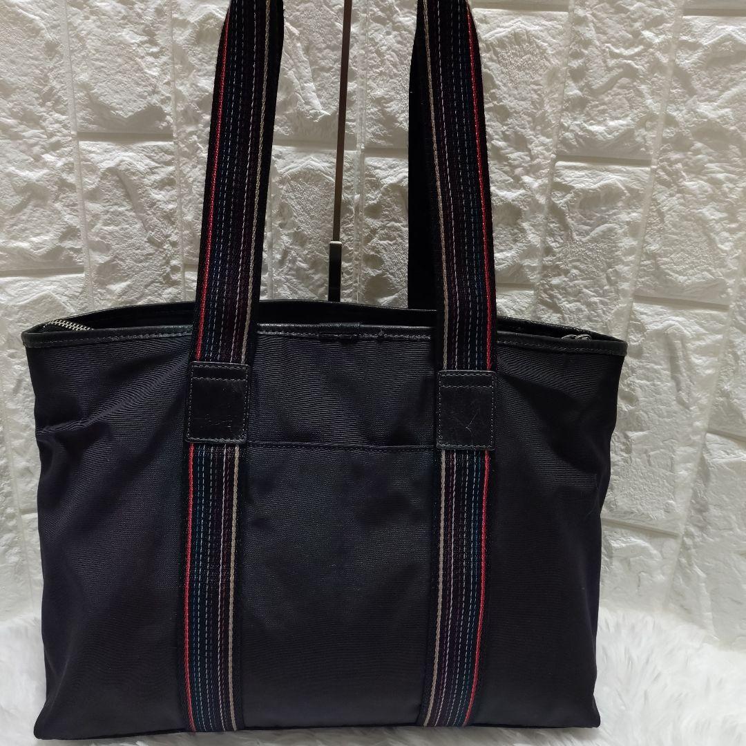 Paul Smith ブラック トートバッグ A4 大容量