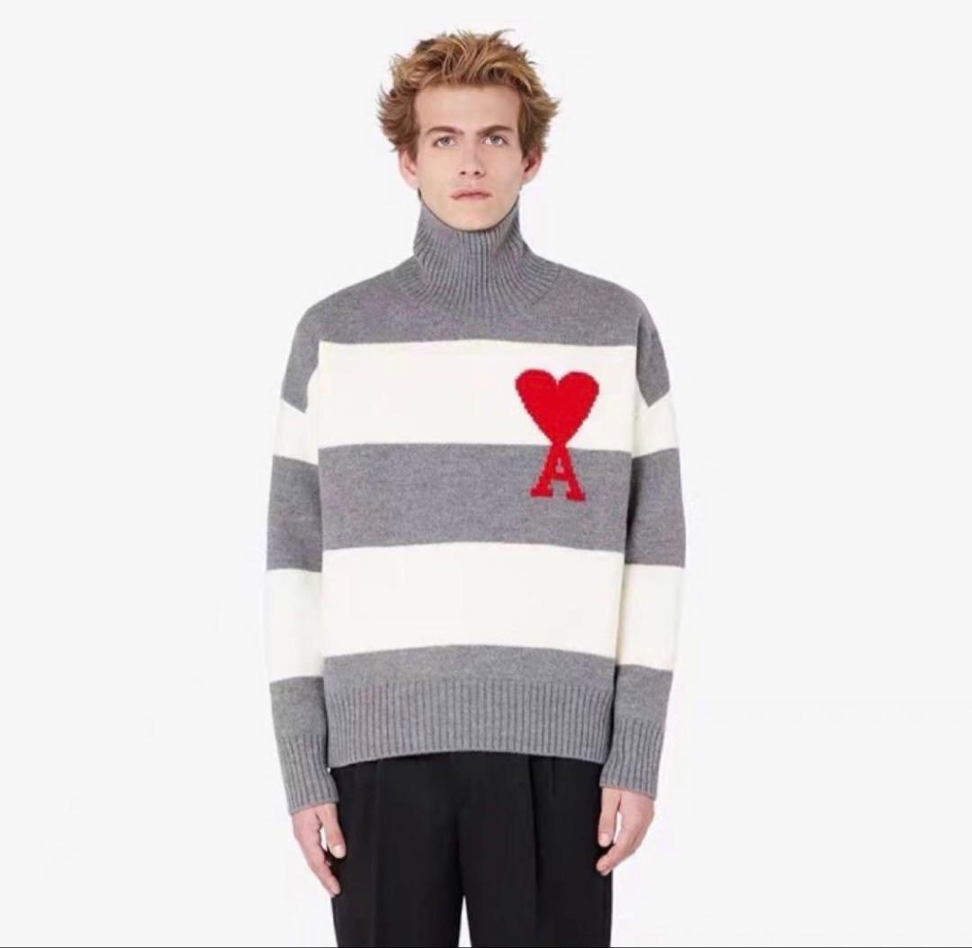 AmiParisタートルネックニット　アミパリス　レディース　M