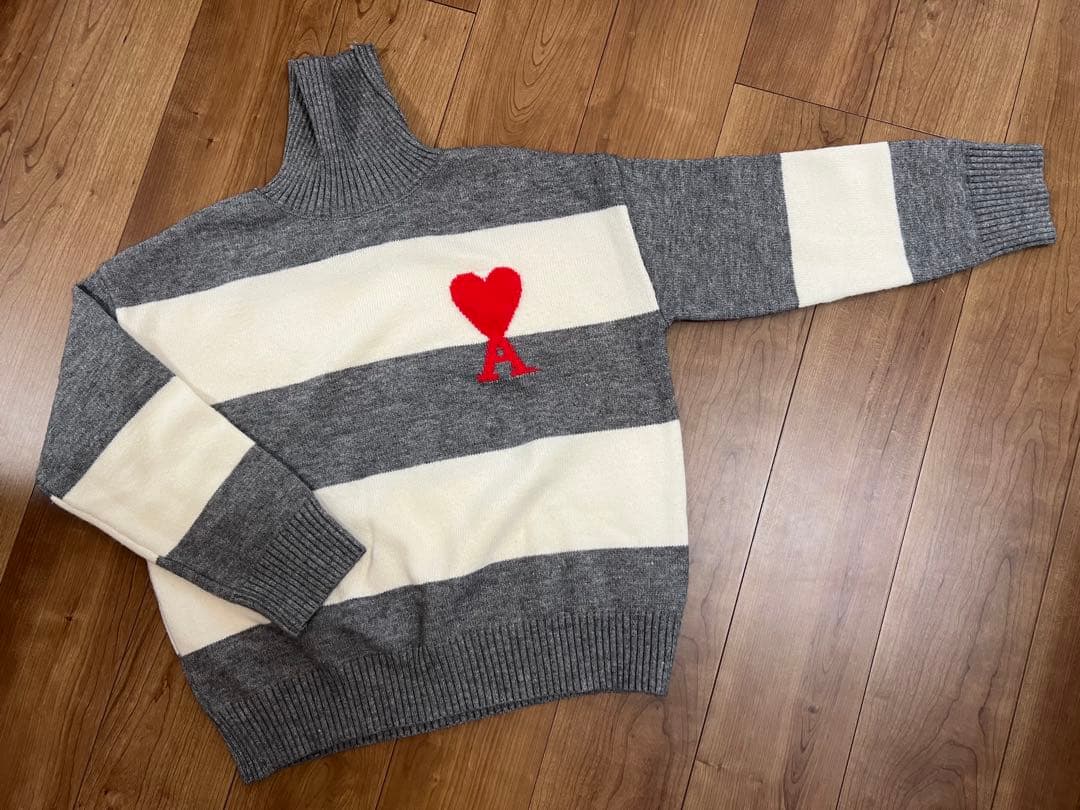 AmiParisタートルネックニット　アミパリス　レディース　M