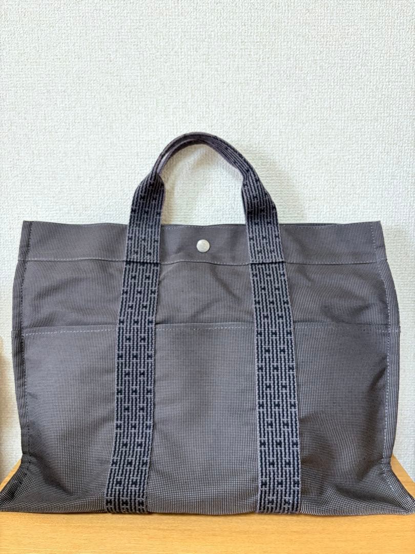 HERMES エルメス エールラインMMトート カデナ・鍵付