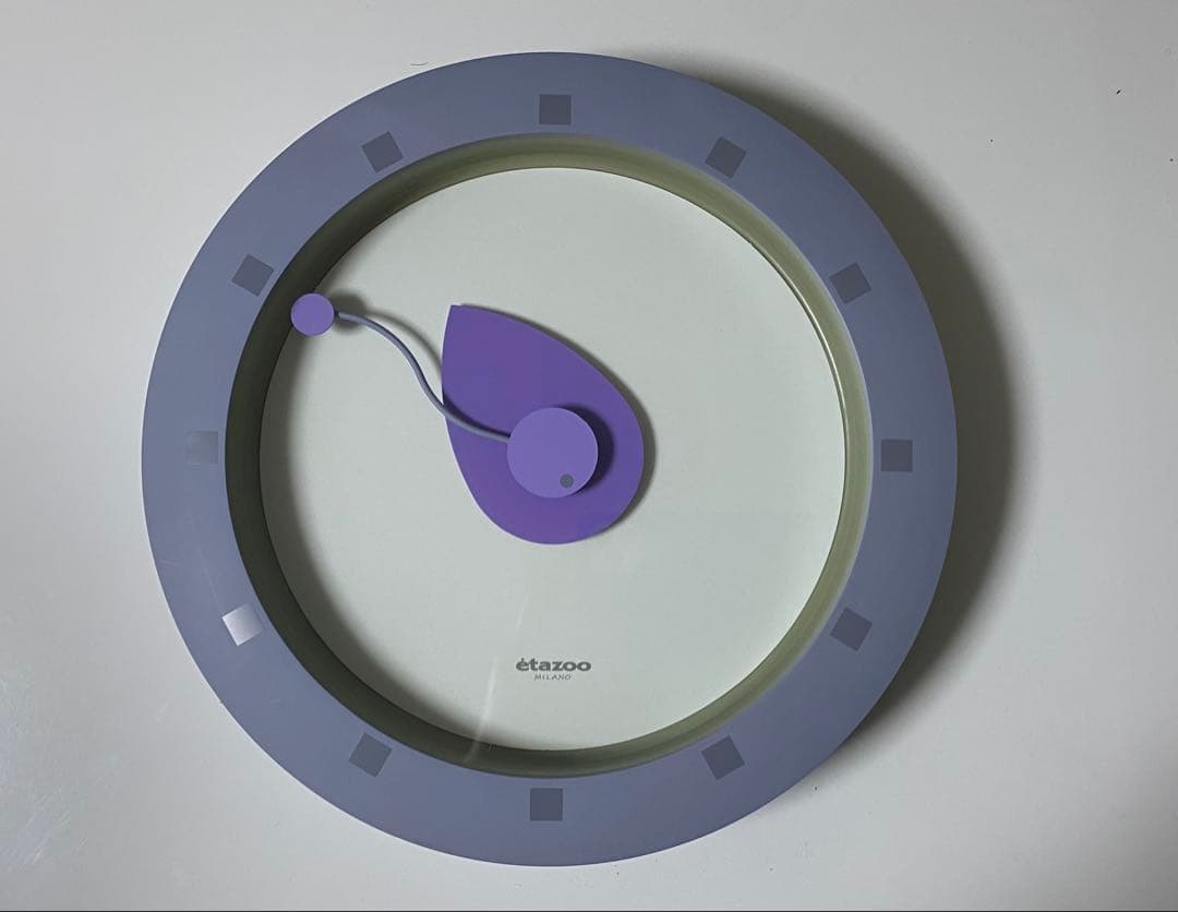 アナログ掛時計 レムノス etazoo milano ポストモダン