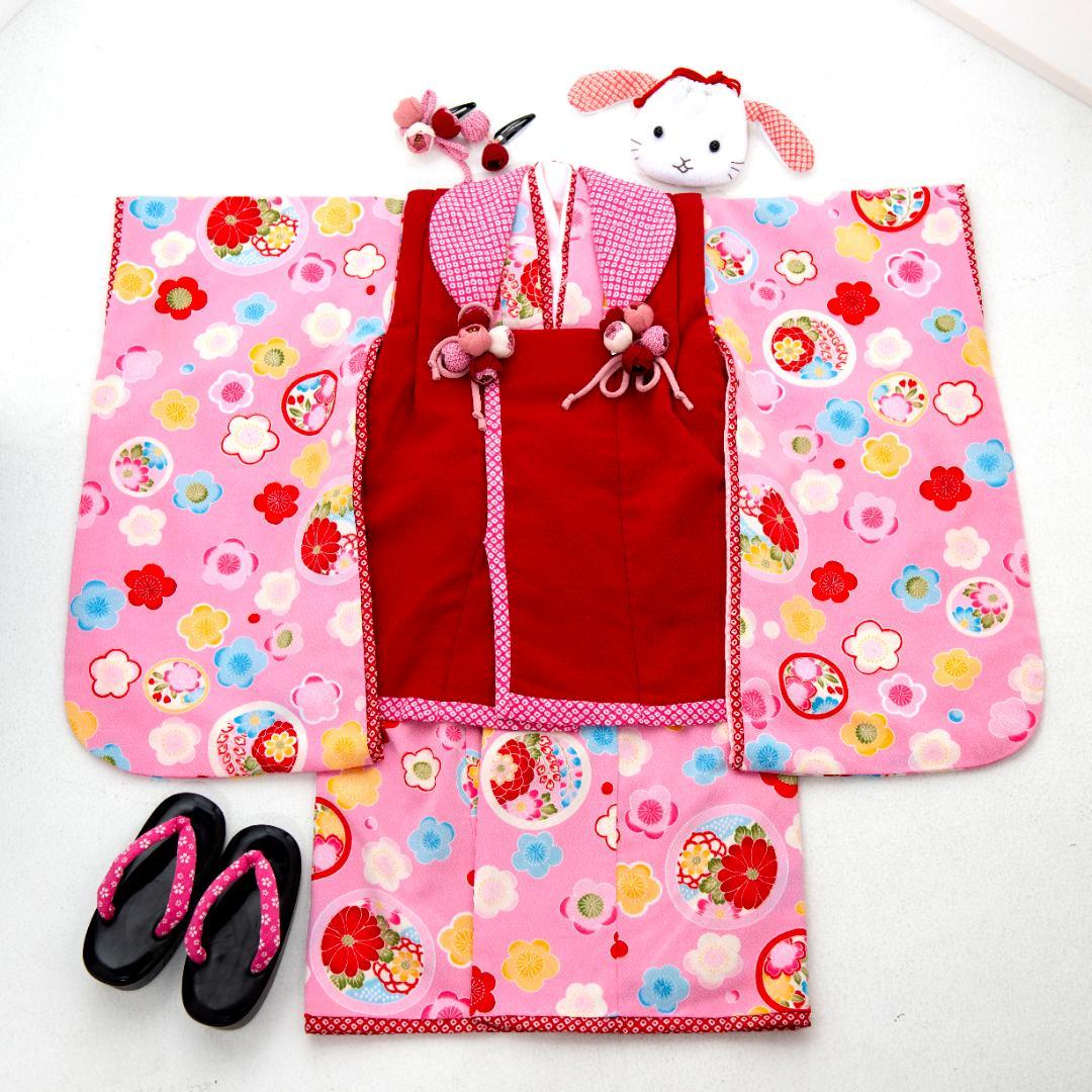 ジャパンスタイル　被布フルセット　３歳 七五三 専用化粧箱入り