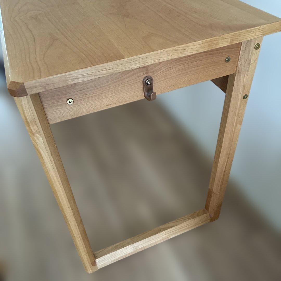 ニトリ　引き出しつき　デスク メルシーC LBR