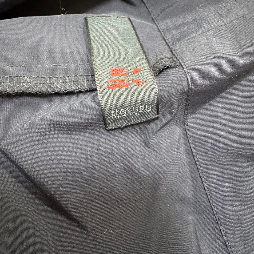 モユル　萌　センソユニコ　ロングコート　ナイロン　M L 黒　オーバーサイズ