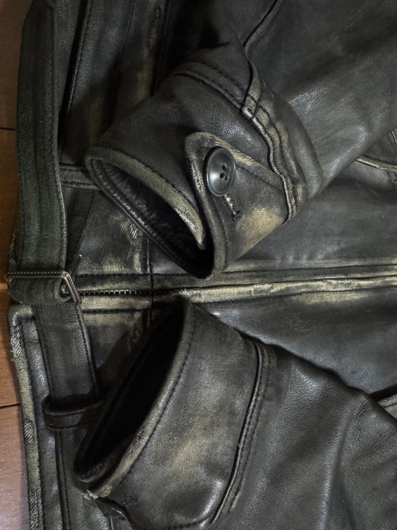 Schott CUSTOM TRUCKER JACKET ビンテージ加工 S