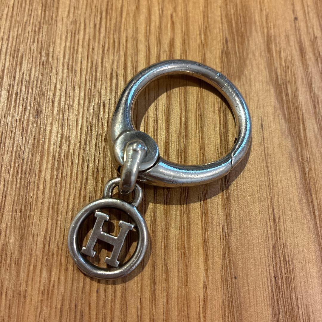 エルメス HERMES 銀 ヴィンテージ　キーリング　キーホルダー　チャーム