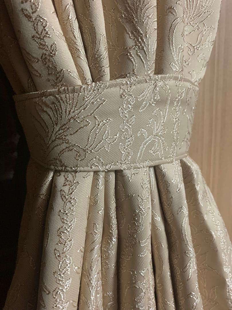 【スミノエ】ドレープカーテン　形態安定加工