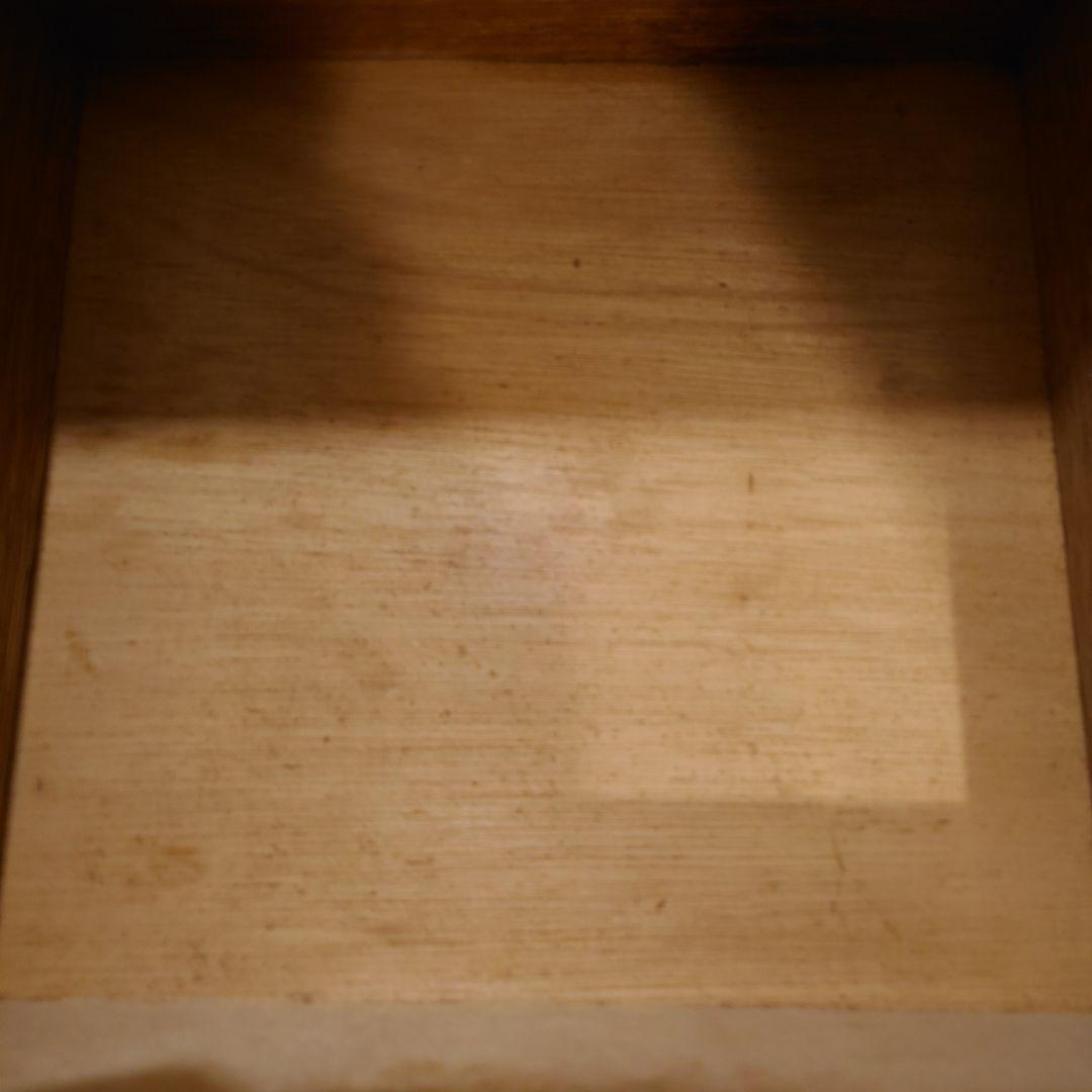 ◆昭和レトロポップ【緑色 5段チェスト】 丸型取っ手付き