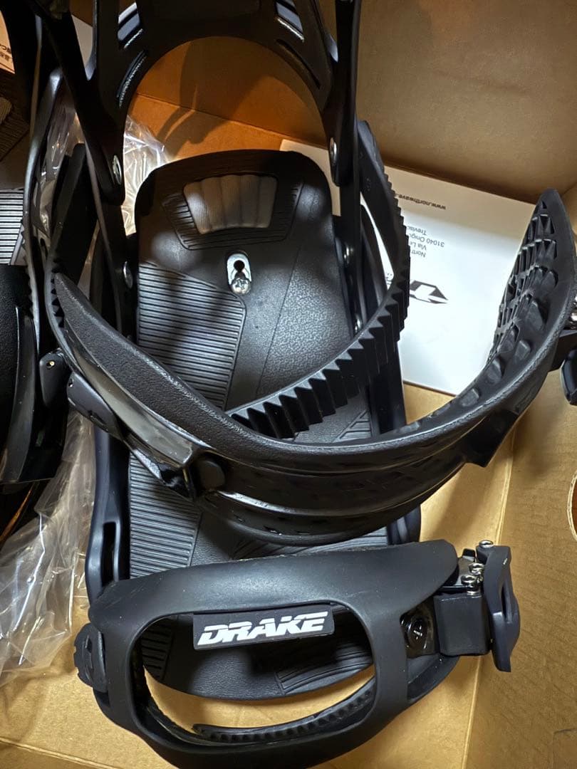 DRAKE スノーボードビンディング ブラック