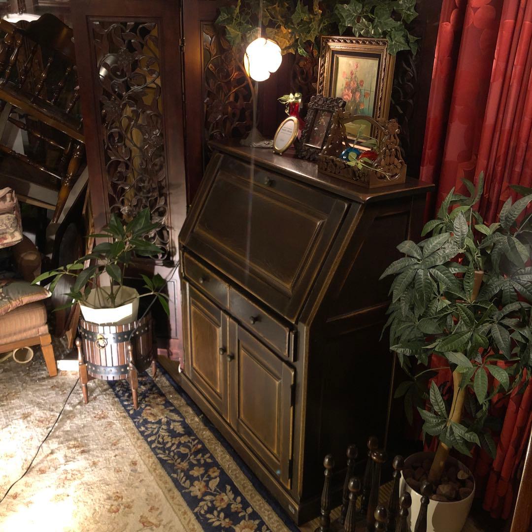 Sale 国産ヴィンテージ 北海道　旭川　近藤工芸　ライティングビューロー