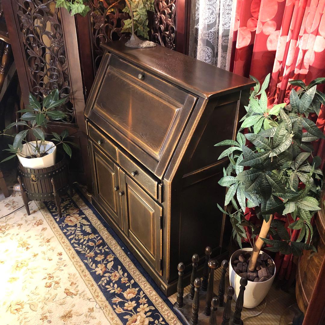 Sale 国産ヴィンテージ 北海道　旭川　近藤工芸　ライティングビューロー