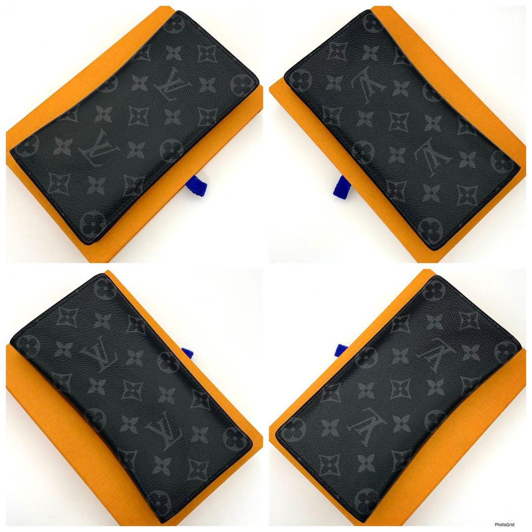 ルイヴィトン モノグラム エクリプス ポルトフォイユ ブラザ ブラック