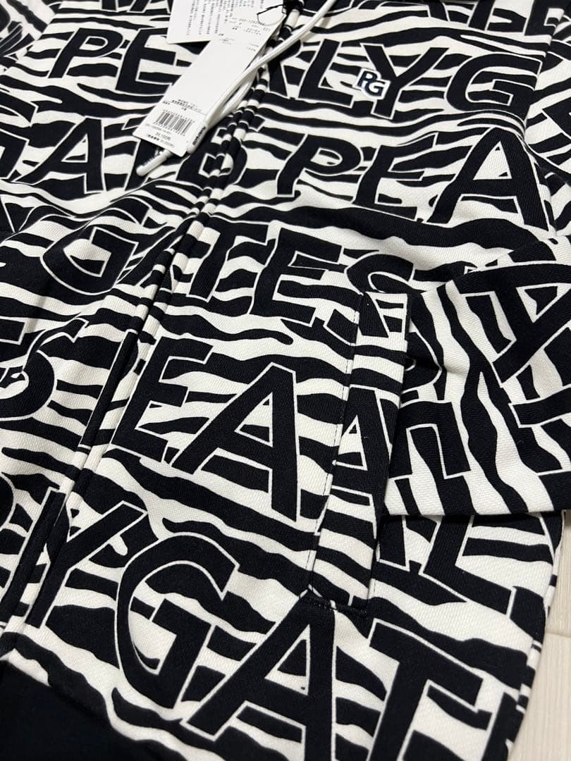 PEARLY GATES ロゴフード　パーカー