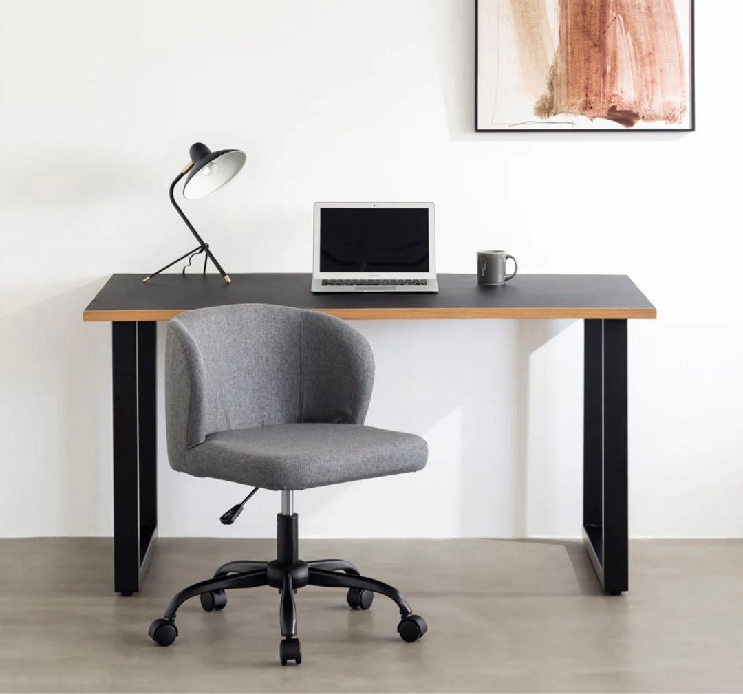 【かなでもの】 デスクチェア グレー