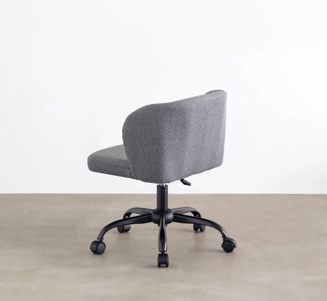 【かなでもの】 デスクチェア グレー