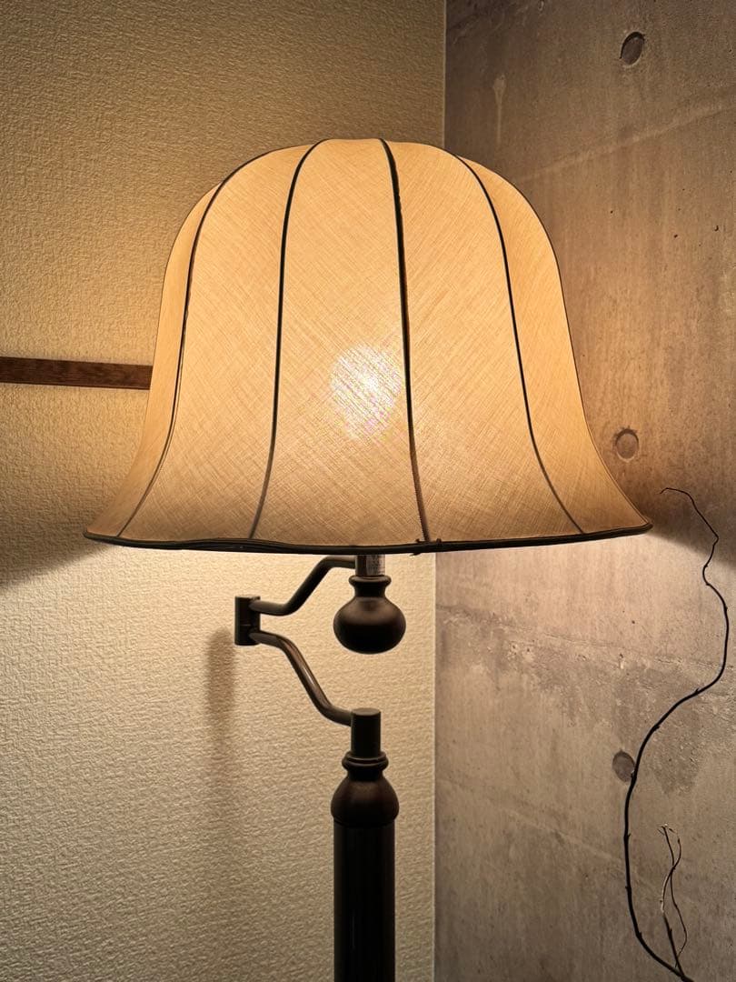し*ち様 池田製作所 フロアスタンド 照明 ヴィンテージ クラシカル アーム可動