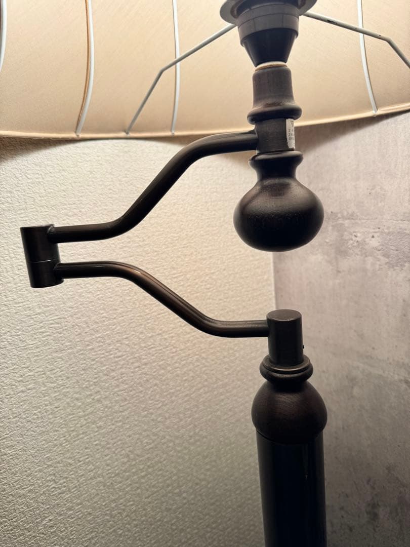 し*ち様 池田製作所 フロアスタンド 照明 ヴィンテージ クラシカル アーム可動