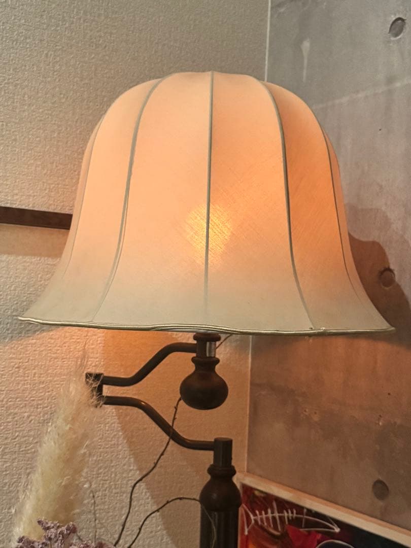 し*ち様 池田製作所 フロアスタンド 照明 ヴィンテージ クラシカル アーム可動