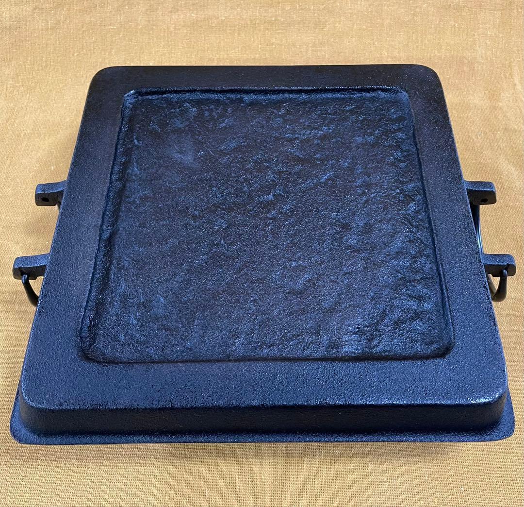 この冬 鉄分 本物南部鉄器 で肉を焼く‼️本物のグリルパン ② 重量級 焼肉 鉄鍋