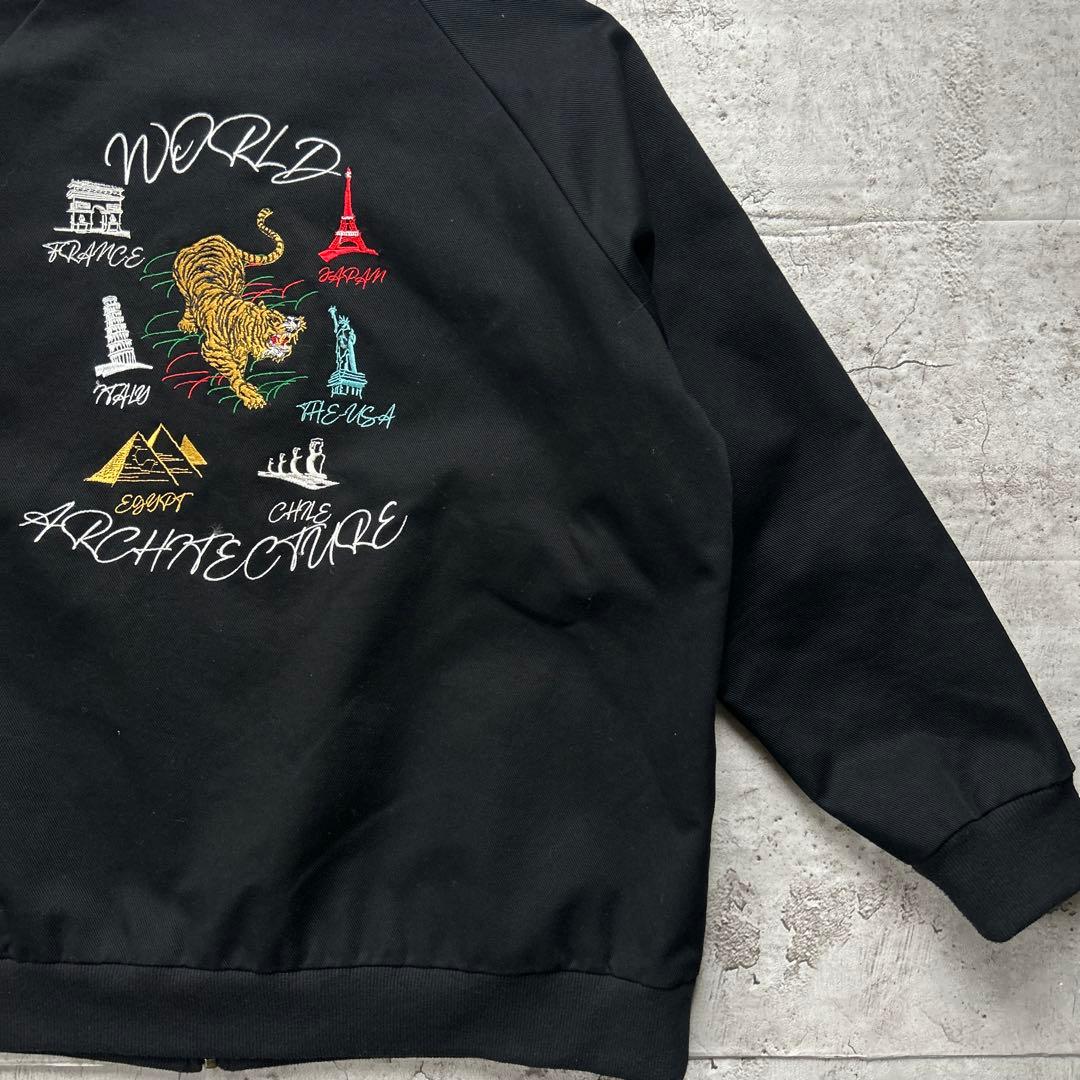 CAMBIO カンビオ　スーベニアジャケット　ブルゾン　虎　刺繍