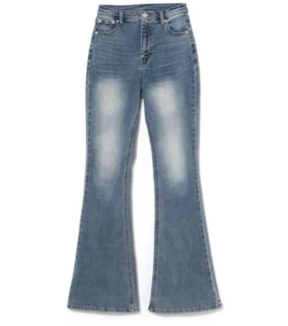 andmary ♡ Lacey ribbon denim S