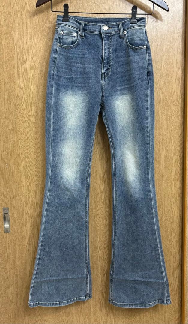 andmary ♡ Lacey ribbon denim S