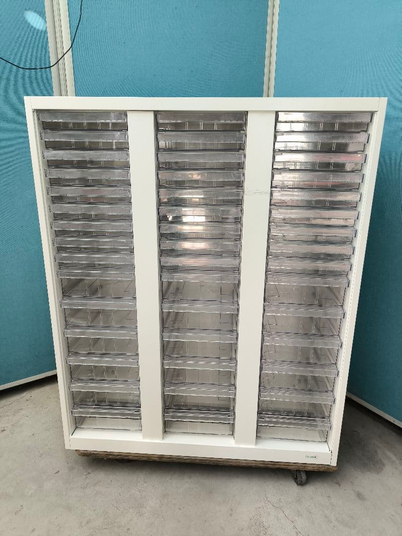 オカムラ　VILLAGE/ レターキャビネット　3列15段 A4 浅深コンビ型