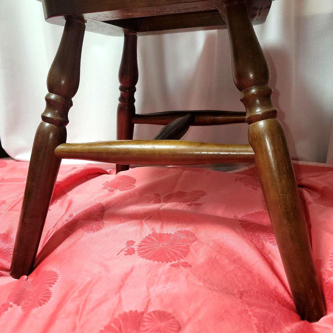 【即決】360°回転ヴィンテージ高級ダイニングチェア　マレーシア 安定ok！！