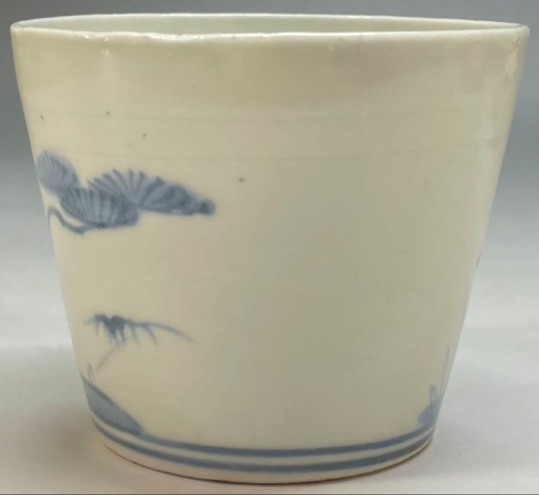 古伊万里　初期伊万里　松竹梅　蕎麦猪口　3客　Ka492