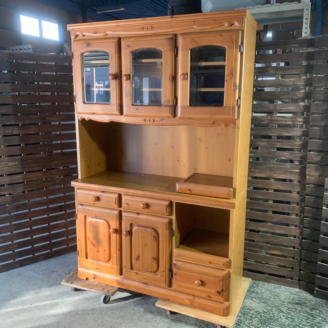 K774 岡製作所 スカーレット120D キッチンボード 食器棚