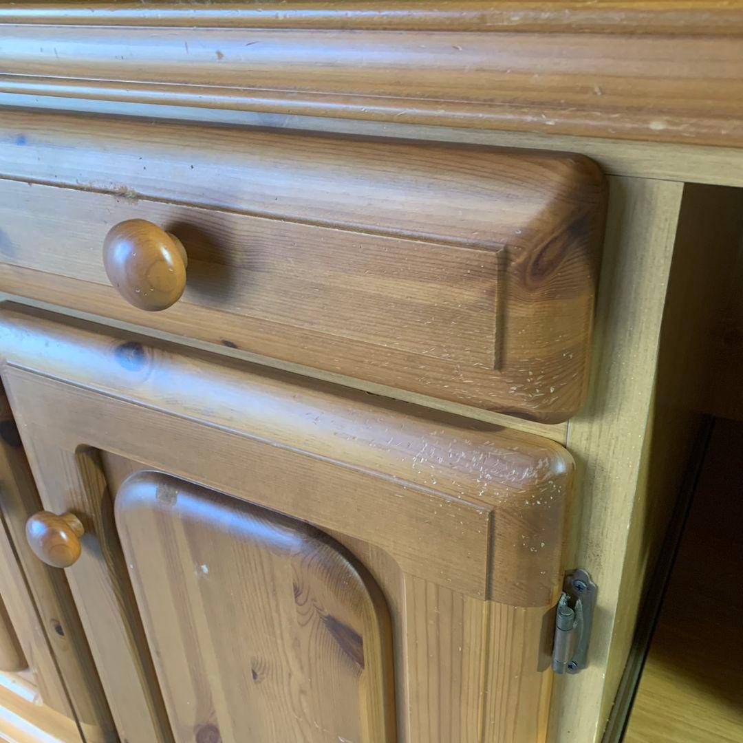 K774 岡製作所 スカーレット120D キッチンボード 食器棚