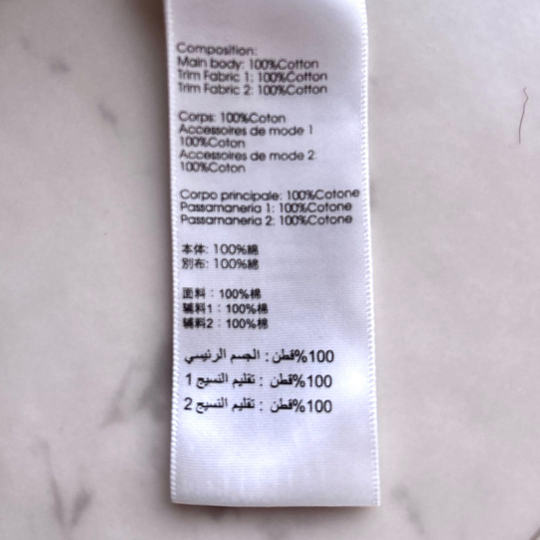 美品 スリーワンフィリップリム 半袖刺繍シースルーシャツブラウス S