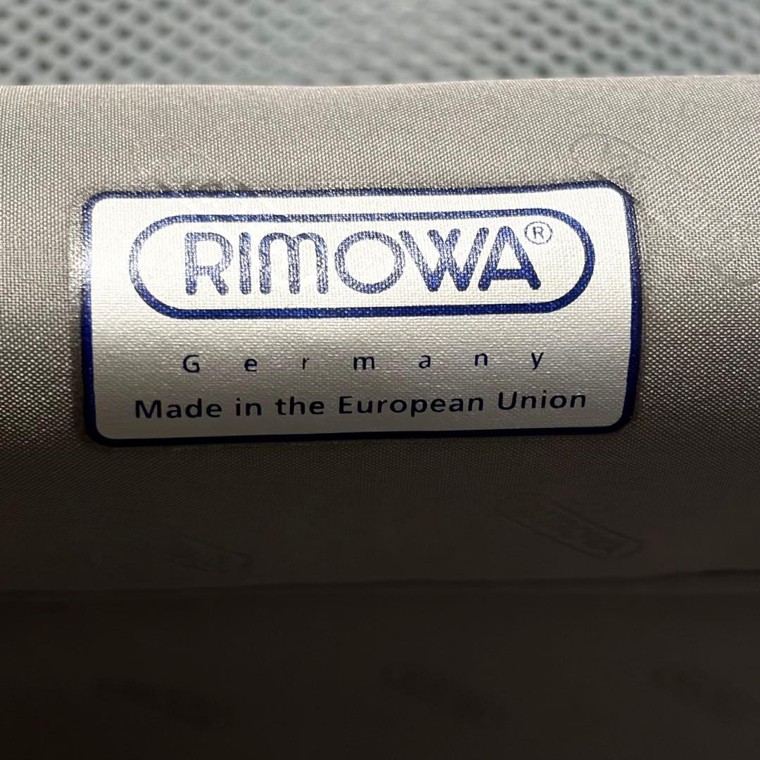 【極美品】RIMOWA リモワ SALSA 63L 2輪 TSAロック付
