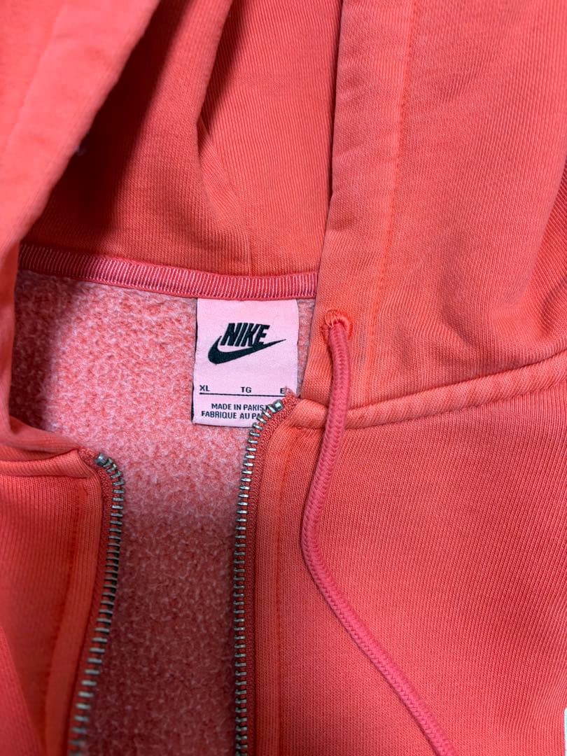 Nike Stussyコラボ ジップフーディー　XL ハバネロレッド