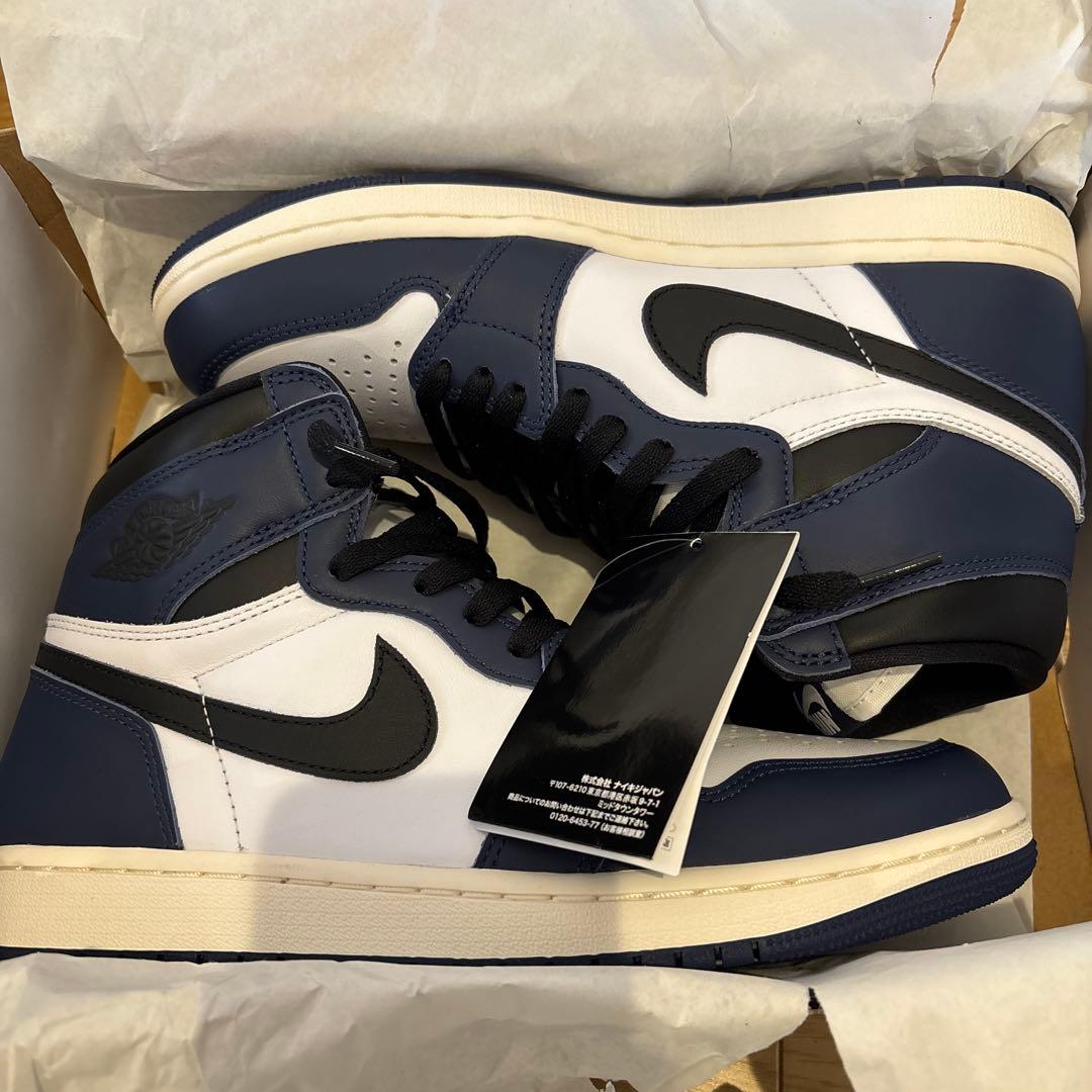 NIKE Air Jordan 1 ネイビー/ホワイト