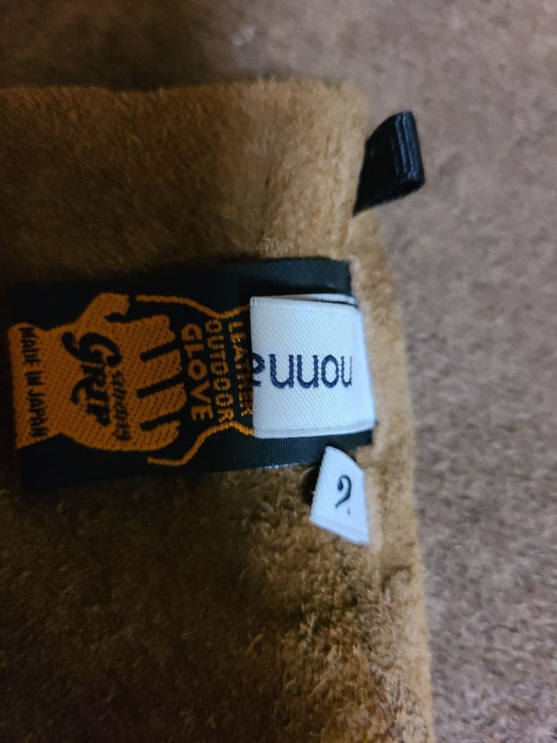 nonnative BIKER GLOVEとカットオフグローブ、セメントセット