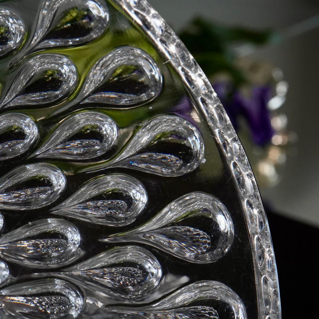 稀少 美品◆オールド バカラ《グート・ドー》プレート7枚セット◆優雅なる光彩