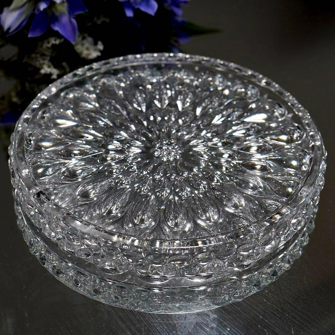 稀少 美品◆オールド バカラ《グート・ドー》プレート7枚セット◆優雅なる光彩